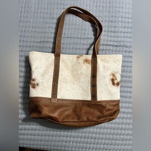 Myra Cowhide Tote